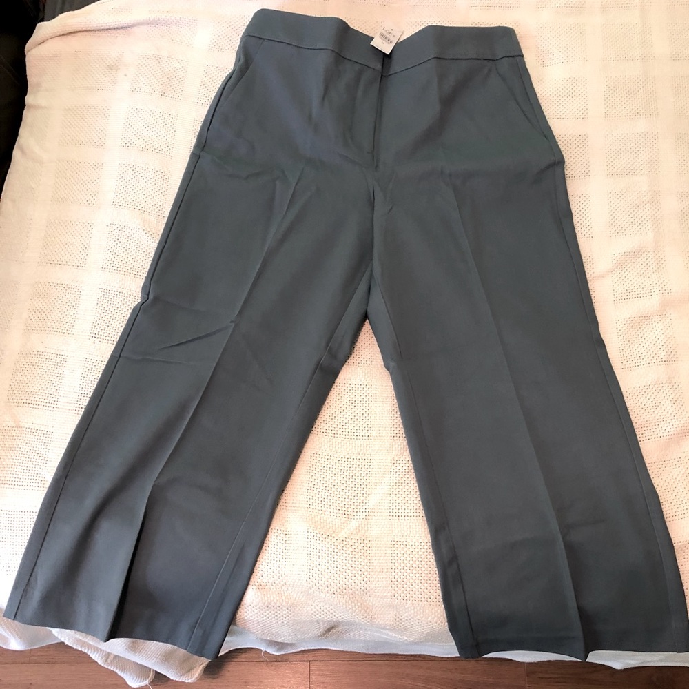 Size 12 Loft Slim Wide Leg Crop